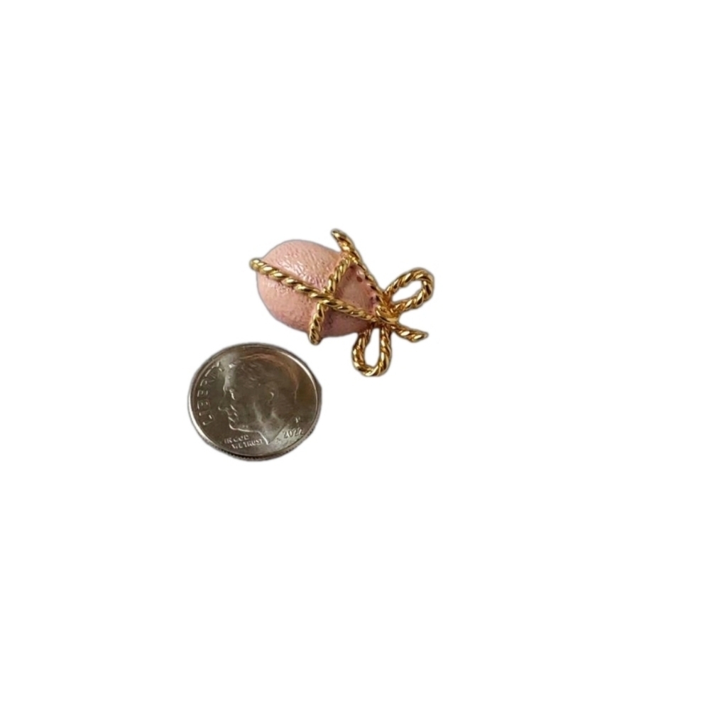 Marcel Boucher Enamel " Bound Egg" ‎ 8818F Pin Brooch